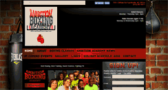 Desktop Screenshot of ambitionboxingacademy.com