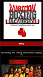 Mobile Screenshot of ambitionboxingacademy.com