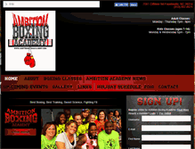 Tablet Screenshot of ambitionboxingacademy.com